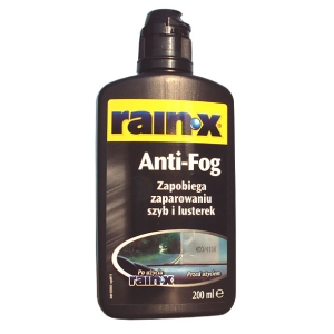 Rain -X - Anti Fog przeciw zaparowaniu szyb i lusterek.
