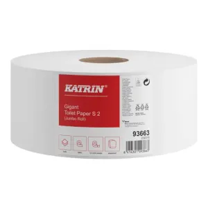 KATRIN Katrin papier toaletowy jumbo S 100 m, 2 warstwowy -  93663
