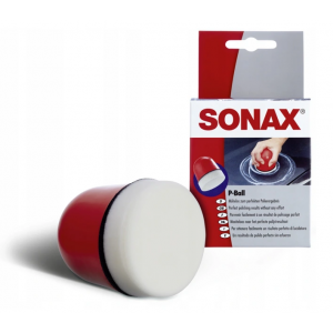 SONAX - P-Ball gąbka polerska z ergonomicznym uchwytem do ręcznego polerowania lakieru - 417341