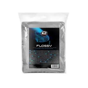 K2 - Flossy ręcznik z mikrofibry do osuszania lakieru 90x60cm - 800g