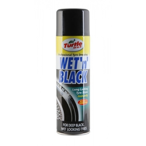 Turtle Wax® - Wet'n'Black Professional Tyre Dressing spray do renowacji opon (efekt mokrej opony)