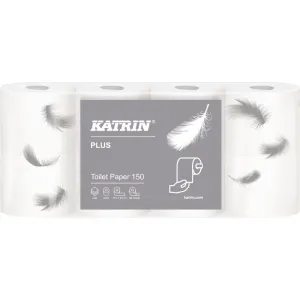 KATRIN PLUS - Hotelowy papier toaletowy, 3-warstwowy, 56 rolek 16525